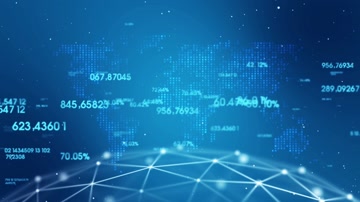 科技网格数字背景循环