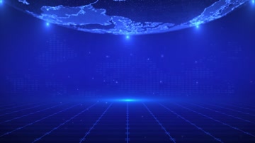 地球空间包装背景循环