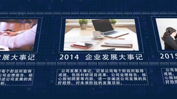 企业发展时间轴图文展示 
