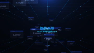 科技空间文字标题开场宣传片 