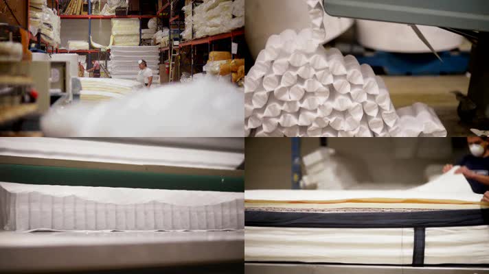 床上用品床垫加工生产