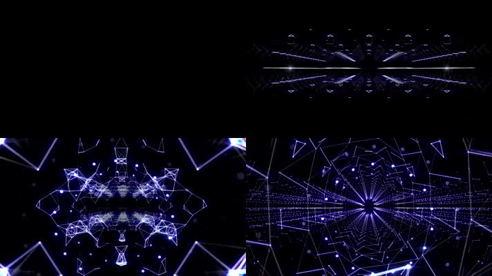 晚会年会绚丽光线LED背景