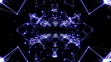 晚会年会绚丽光线LED背景