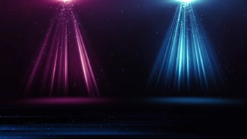 粒子光芒闪耀唯美舞台背景