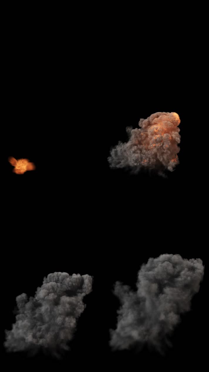 雷管炸药爆炸蘑菇云