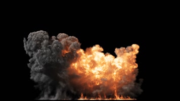 雷管炸药爆炸蘑菇云