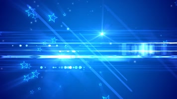 蓝梦幻粒子光斑循环背景