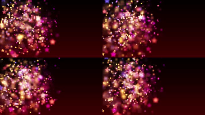 星星粒子唯美抒情婚礼歌舞背景