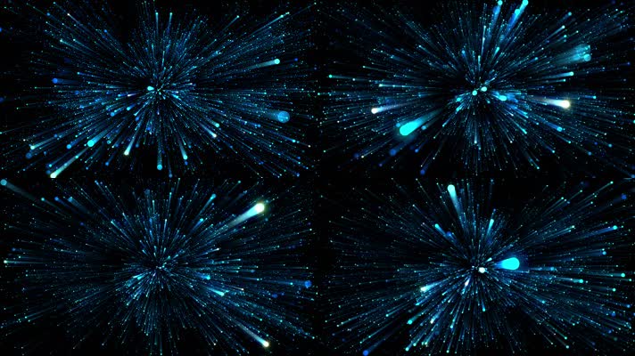 粒子放射空间唯美背景