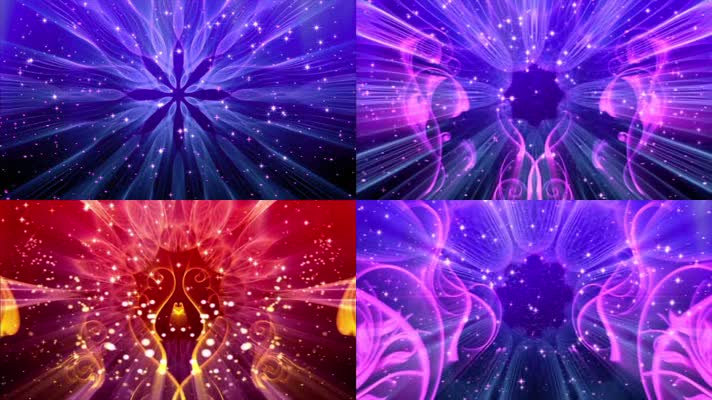 粒子光束晚会舞台背景