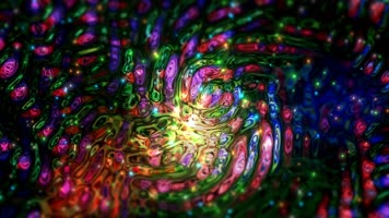 3K极品绚丽时尚发光液体流体舞台背景视频