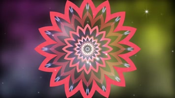 迷幻图形舞台背景循环