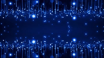 蓝色粒子线条生长