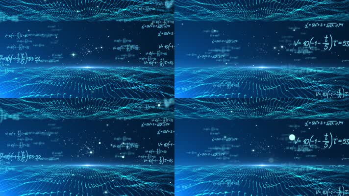 科技线条空间背景循环