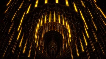 震撼金色粒子光线开场