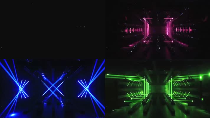 动感炫酷3d舞台灯光秀