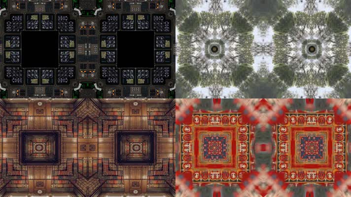 精品抽象图形3D万花筒