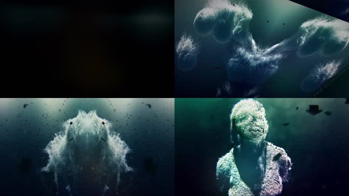 全息粒子万圣节创意僵尸歌手DJ视频