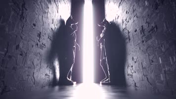 科幻金字塔星球爆炸