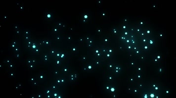 6组创意光效粒子跳动旋律背景