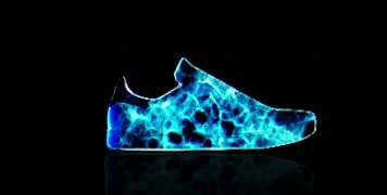 时尚全息运动鞋投影