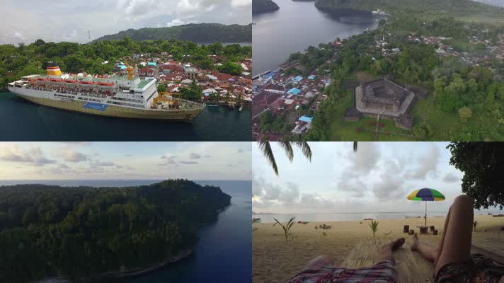 4K印度尼西亚班达群岛旅游宣传片