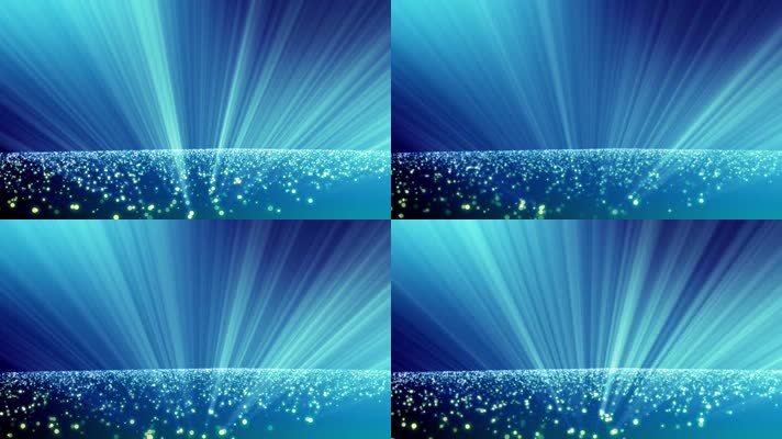 梦幻闪亮粒子光线舞台背景视频