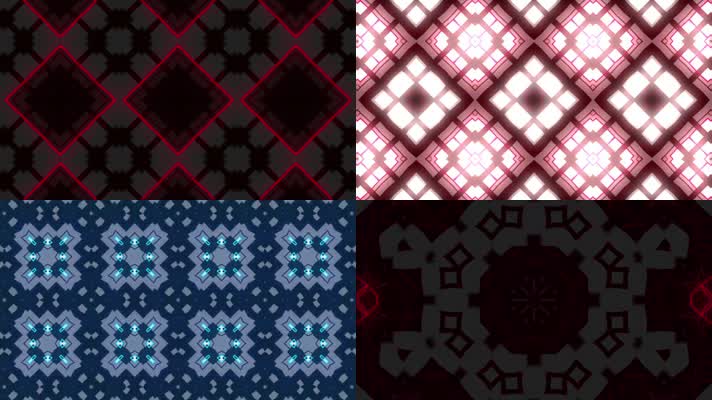 3组动感图形变幻背景