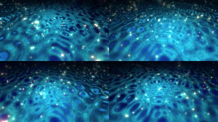 粒子动态水波纹背景视频