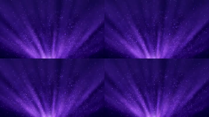 4K绚丽紫色光束粒子视频