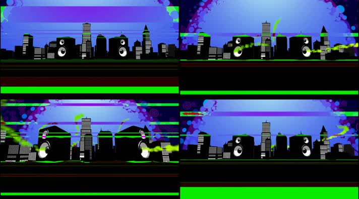 动感喇叭音响背景