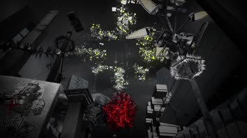 动感外星科幻像素破碎爆炸酒吧视频