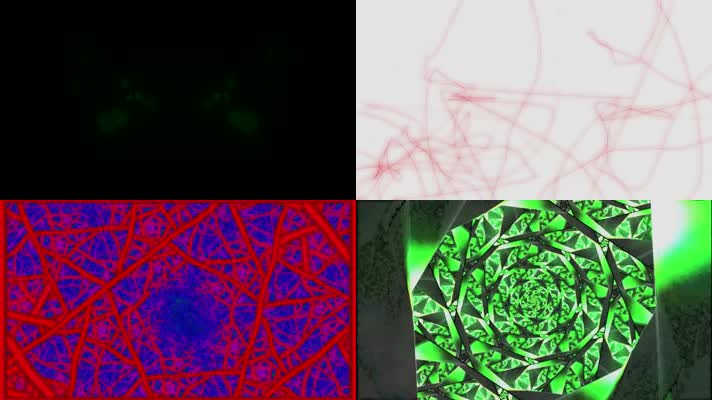 动感酷炫粒子线条vj视频