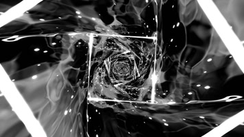 6组经典黑白光效隧道LED屏幕