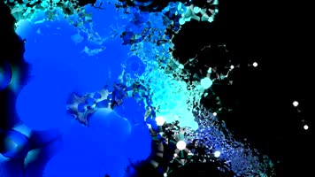 4K彩色液体时尚舞台背景视频