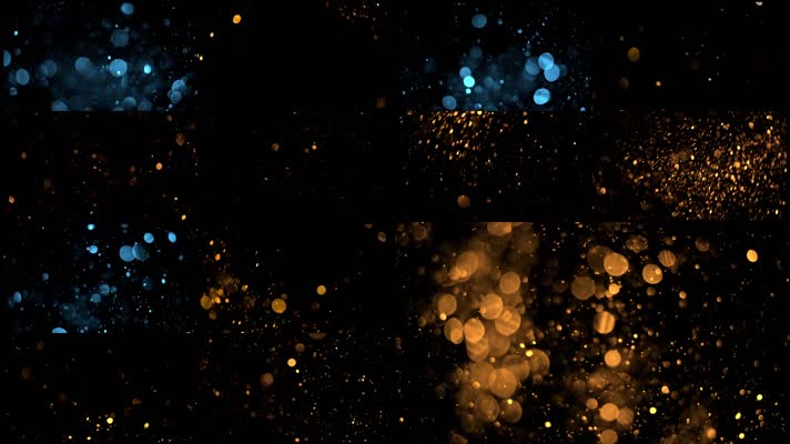 4K唯美粒子光斑飞扬素材包5款