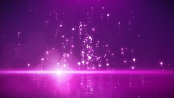 紫色粒子水面背景循环