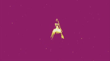 4K时尚舞台多重曝光美女人影歌曲背景视频