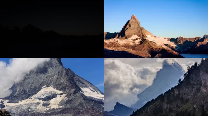 震撼大气航拍瑞士阿尔卑斯山风景宣传片