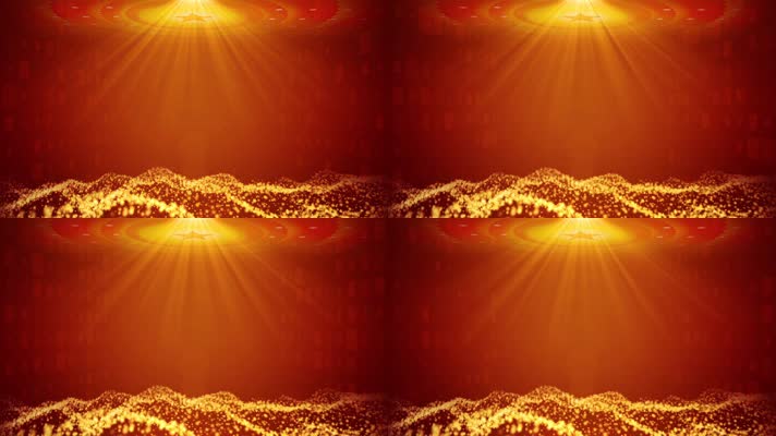 大气金色党政背景循环