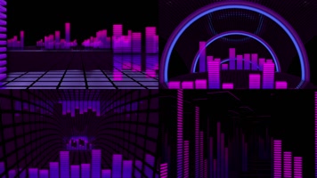 resolume建筑音频素材4段