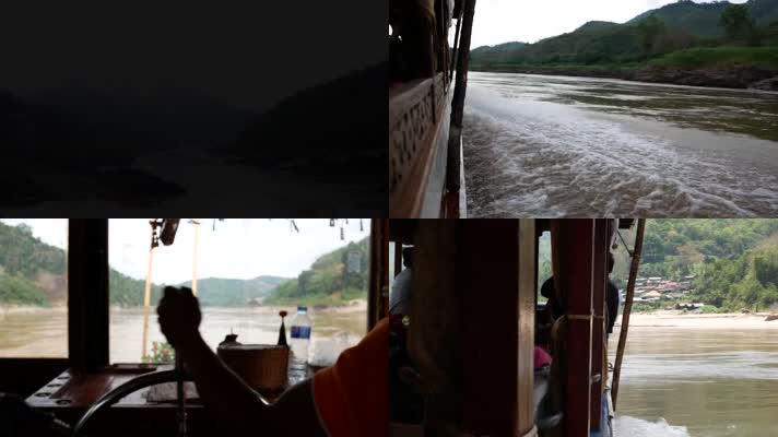 4K老挝的旅程湄公河道