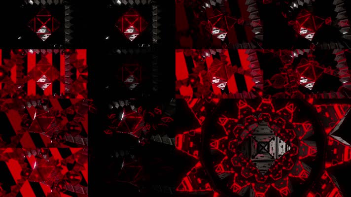 6组三维景灯光闪烁节奏背景