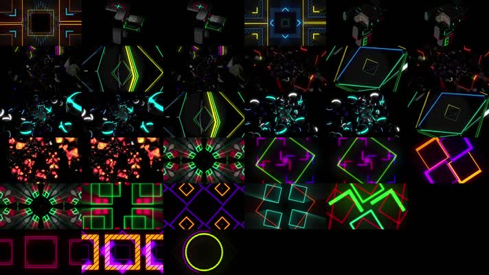 resolume独立素材包23段