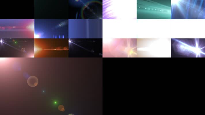 常用闪光灯光闪光转场11段带通道