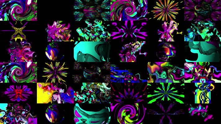 多彩液体霓虹节奏24款