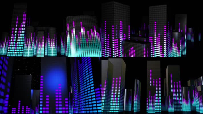 3组resolume建筑音频素材