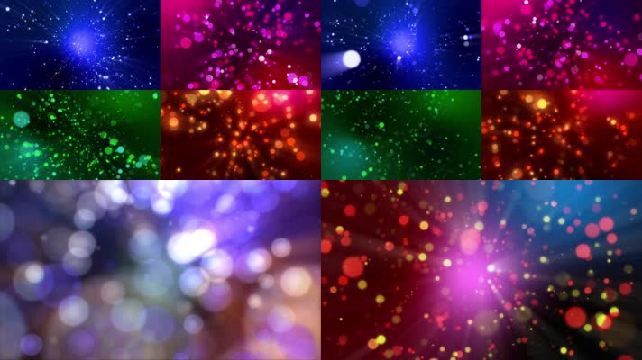 5款唯美光斑光线梦幻背景