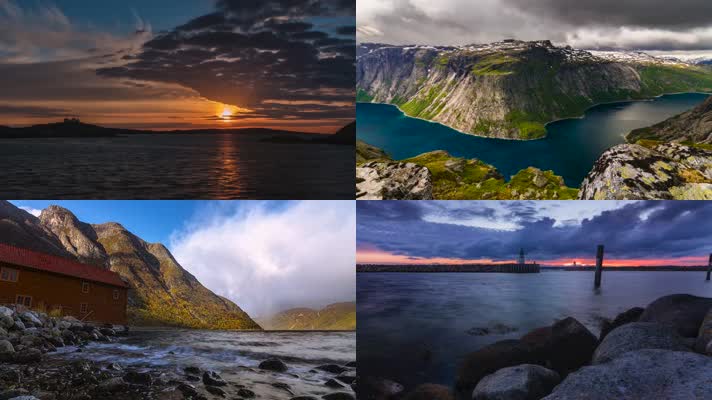 4K挪威旅游风光延时宣传片