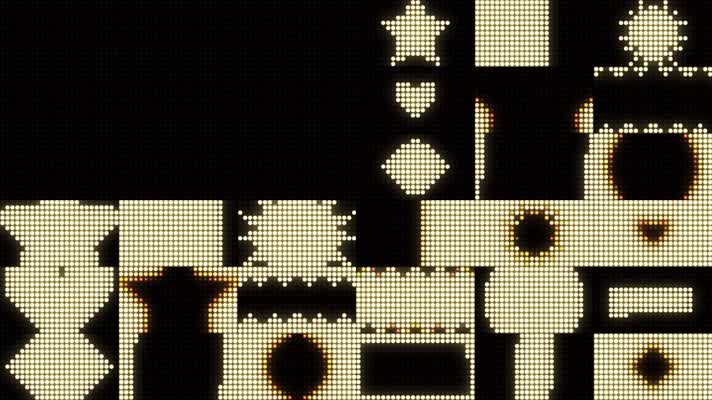 18组灯光灯泡跑马灯VJ